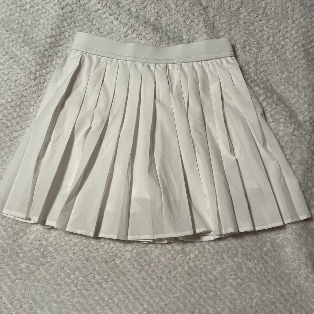 Y2k White Tennis Skirt size XXS 00